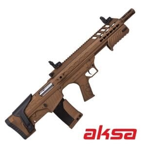 Aksa Crossfire T12 Bullpup Tan Otomatik - Pompalı Av Tüfeği (Çift Sistem)