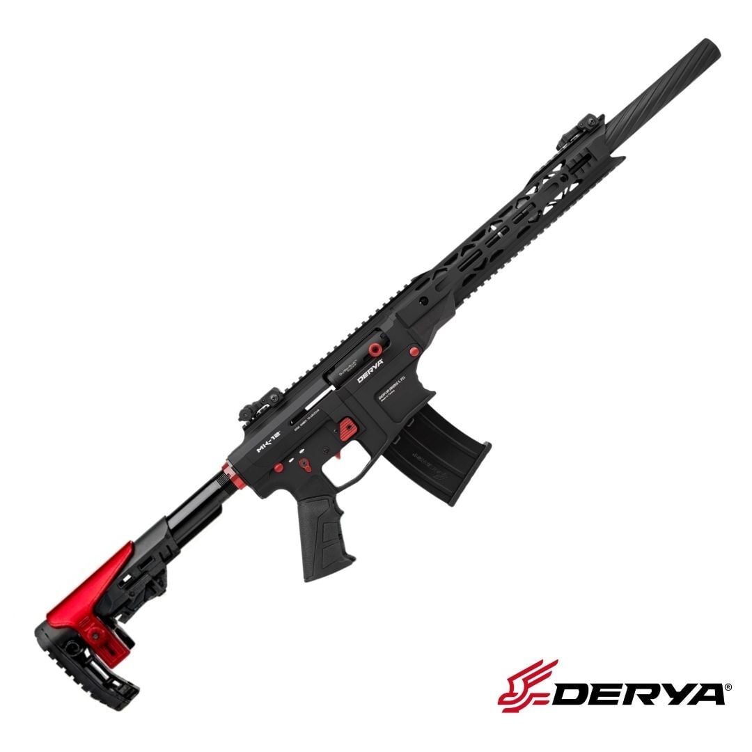 Derya Mk-12 Yarı Otomatik 20'' 12 Kalibre AS-104PS Siyah & Kırmızı