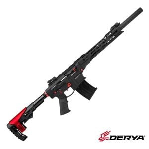 Derya Mk-12 Yarı Otomatik 20'' 12 Kalibre AS-104PS Siyah & Kırmızı