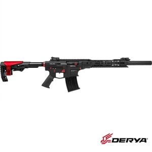 Derya Mk-12 Yarı Otomatik 20'' 12 Kalibre AS-104PS Siyah & Kırmızı
