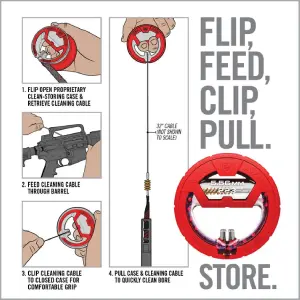 REAL AVID Bore Boss® .308CAL/7.62MM/.30CAL WORLD’S EASIEST BORE CLEANER Namlu Temizleyici