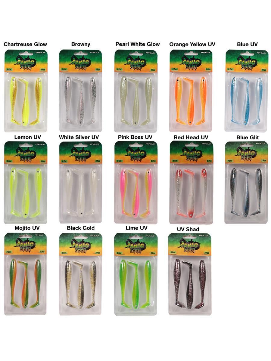 Ryuji Panic Shad 9cm 5.5gr Silikon Yem 3 Adet