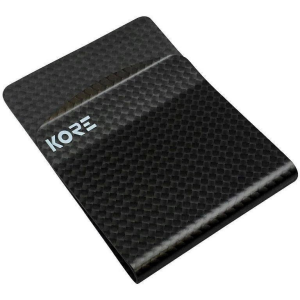 KORE İnce Deri Cüzdan + Carbon Fiber Para Klipsi
