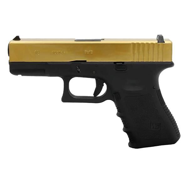 We Glock 19 Gen3 Titanium Airsoft Tabanca - Gold