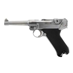 We Luger Parabellum P08 Airsoft Tabanca - Silver