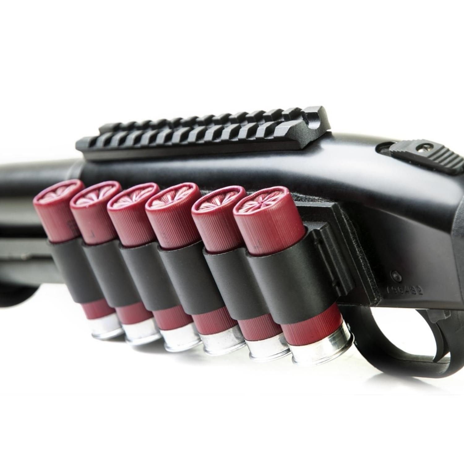 NcStar Tüfek Yanı Fişek taşıma aparatı - 12 Kalibre ORGINAL SIDE SADDLE 4-6Mermi kapasiteli