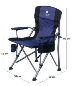 Windcamp Katlanır Kamp Sandalyesi Lüx - Mavi