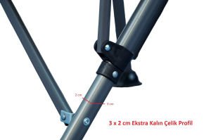 Windcamp Katlanır Kamp Sandalyesi Lüx - Mavi