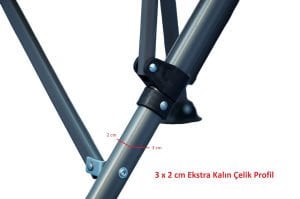 Windcamp Katlanır Kamp Sandalyesi Lüx - Mavi