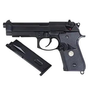 We M9A1 Gen2 Full Metal Black Airsoft GBB Tabanca - Siyah