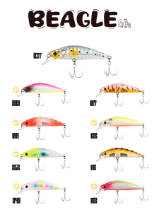 Fujin Beagle 6cm 6.5gr Maket Balık 03T - Trans Iwashi