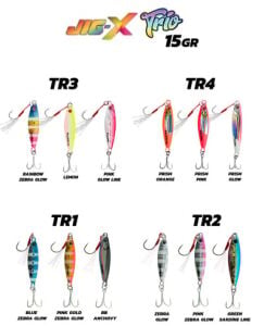 Fujin Jig-X Trio 3lü Micro Jig 15gr