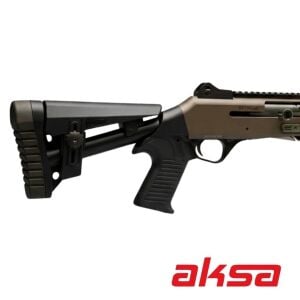 Aksa Crossfire S4 Extreme Tan - Yeşil  + Vector Optics Maverick Gen3 Tan 1x22 Red Dot Kampanyalı Set