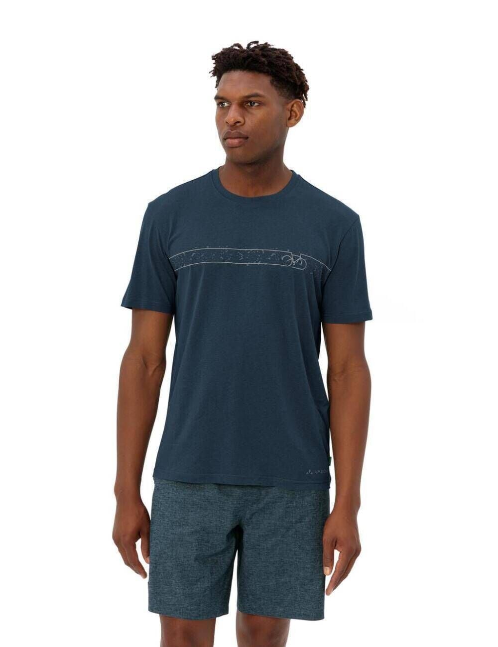 Vaude Cyclist V Bisiklet Yaka Erkek T-Shirt 42125
