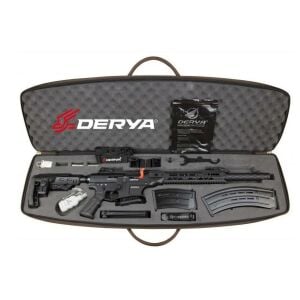Derya Mk12 Siyah  - Vortex Crossfire II  Red Dot + Dikey Tutamak + Skywoods 1200 Lümen Tüfek Feneri