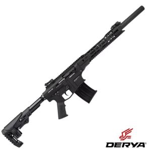 Derya Mk12 Siyah  - Vortex Crossfire II  Red Dot + Dikey Tutamak + Skywoods 1200 Lümen Tüfek Feneri