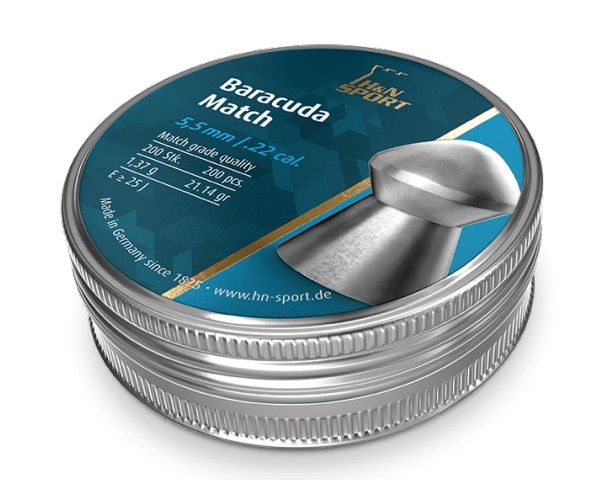 H&N BARACUDA MATCH 5,51MM 21.14GR 200LÜ HAVALI SAÇMA