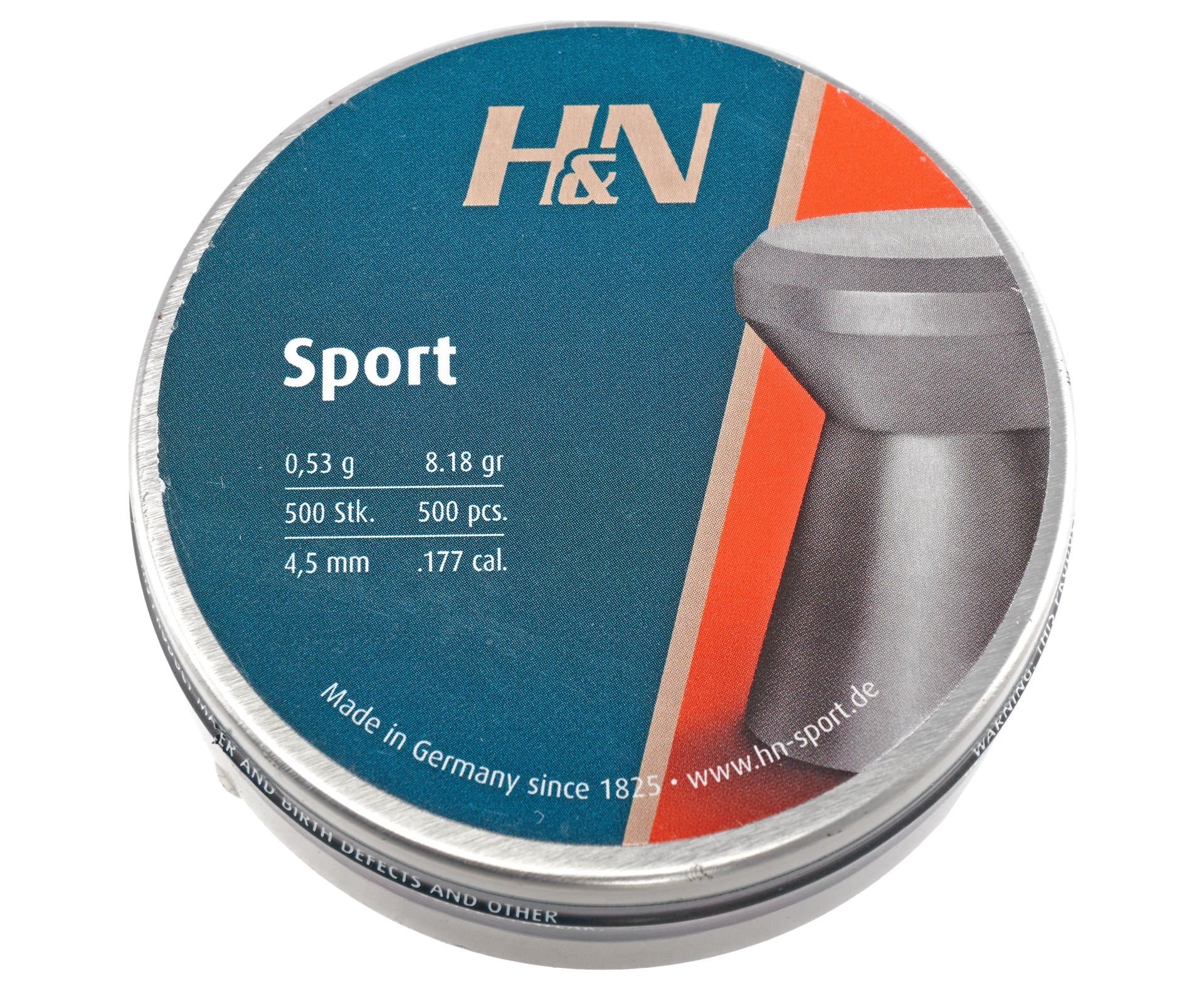 H&N SPORT 4,50MM 8.18GR 500LÜ HAVALI SAÇMA