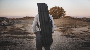 Tam Siyah Tüfek Taşıma Çantası