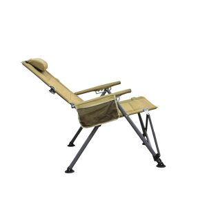 Windcamp Katlanır Kamp Sandalyesi Premium - Sırt Ayarlanabilir - Bej