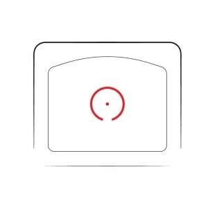 Vortex Defender CCW Solar 3 MOA Dot / 32 MOA Circle Micro Red Dot