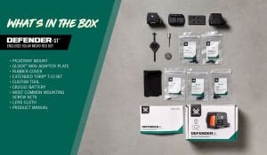 Vortex Defender ST Solar 3 MOA Dot / 32 MOA Circle Red Dot