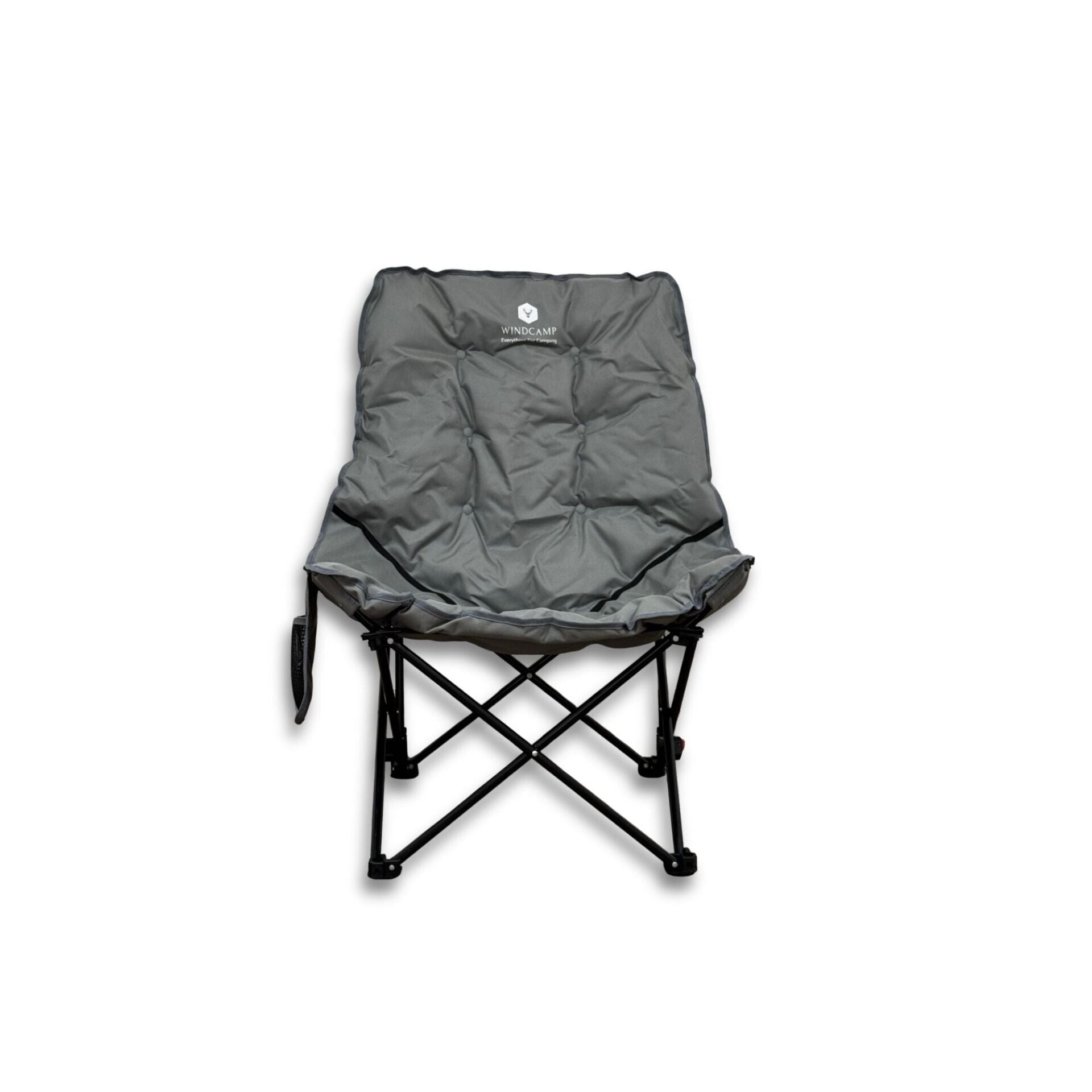 Windcamp Katlanır Kamp Sandalyesi (Bel Korunaklı) - Gri