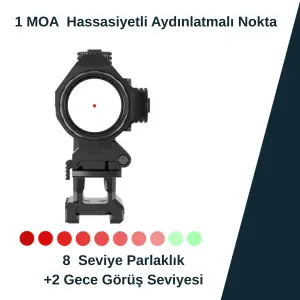 Vector Optics Combo Kit | Maverick Mini Red Dot Nişangah & 3x Magnifier & Entegre Tek Parça Montaj
