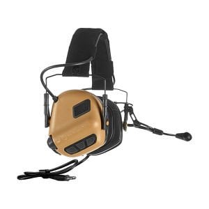 Opsmen Earmor M32 Plus Kahverengi (Coyote Brown) Elektronik Atış Kulaklığı