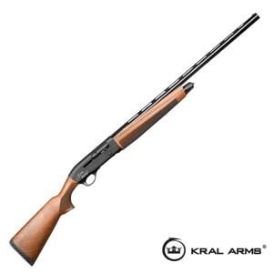 Kral Arms A12 Magnum Ahşap Parlak Kundak Yarı Otomatik Av Tüfeği