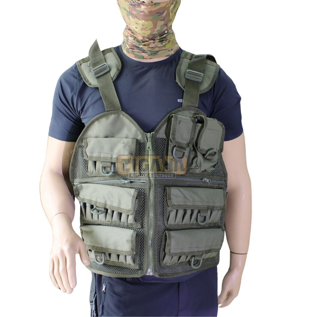 Single Sword Taktik Avcı Yeleği - Yeşil