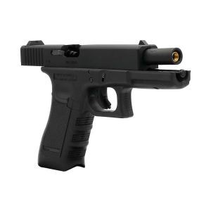 We Glock 17 Gen3 Siyah + Green Gas + 0.20gr BB + Taşıma Çantası + Atış Gözlüğü