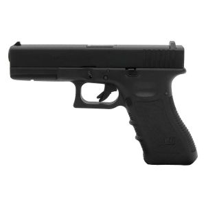 We Glock 17 Gen3 Siyah + Green Gas + 0.20gr BB + Taşıma Çantası + Atış Gözlüğü