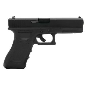 We Glock 17 Gen3 Siyah + Green Gas + 0.20gr BB + Taşıma Çantası + Atış Gözlüğü