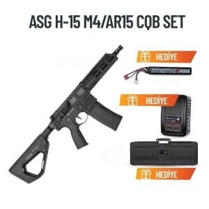 ASG H-15 M4/AR15 CQB Airsoft Tüfek Kampanyalı Set - 90005