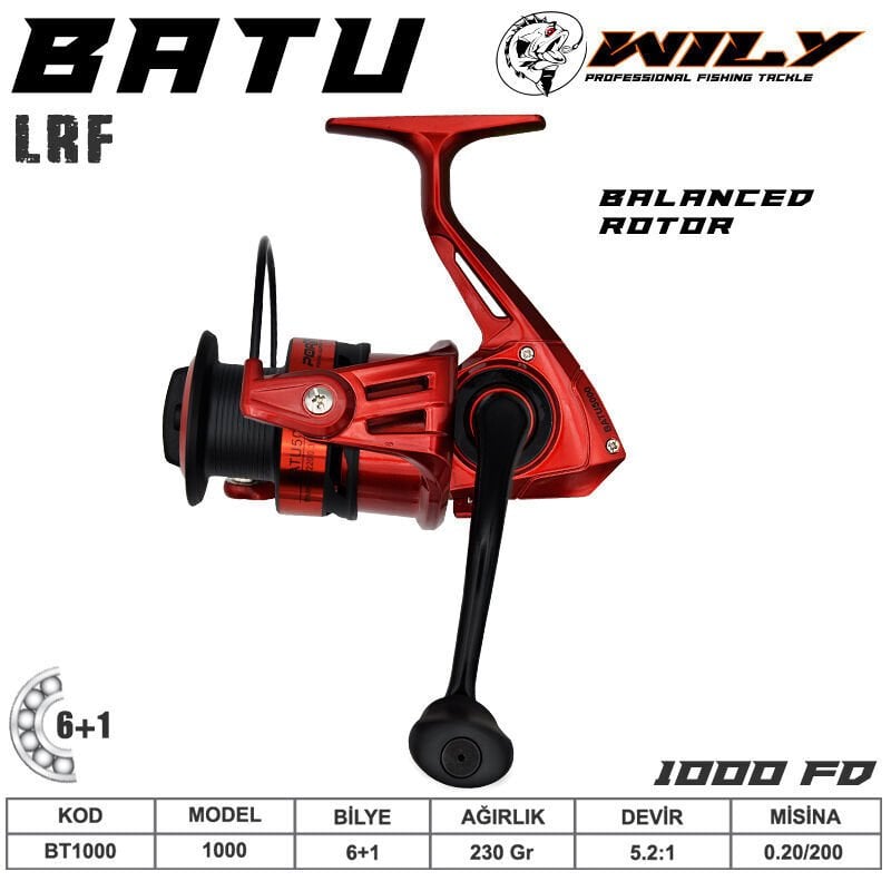 Portfish Batu 1000 Lrf Olta Makinası 6+1 bb