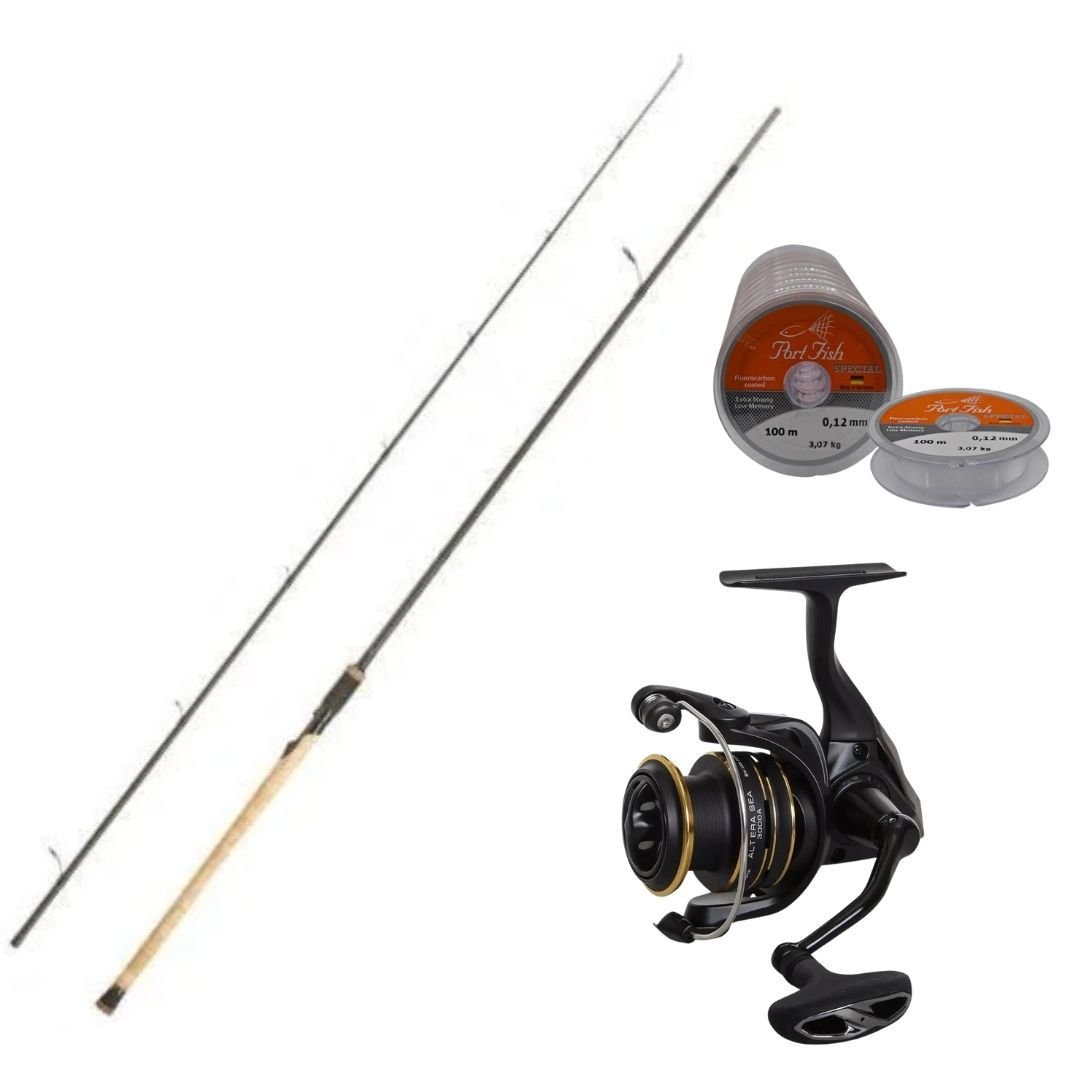 Dam Nanoflex Pro 2.10m + Okuma Altera ATES-3000A  Olta Takımı