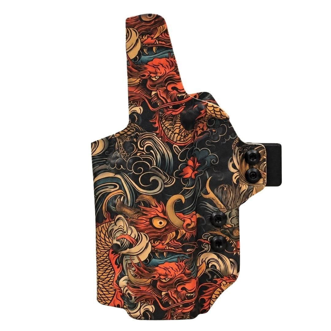 DS Kydex Ejderha Desenli Kydex İç Taşıma Kılıfı - Sağ