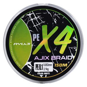 Ryuji Ajix Braid 4x 150m Beyaz Lrf İp Misina