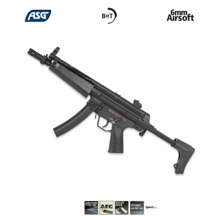 Asg Mp5 A5 Aeg Siyah Airsoft Tüfek - 15912