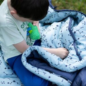 HUSKY Kids Magic -15C Çocuk Uyku Tulumu (Lacivert/Turkuaz)