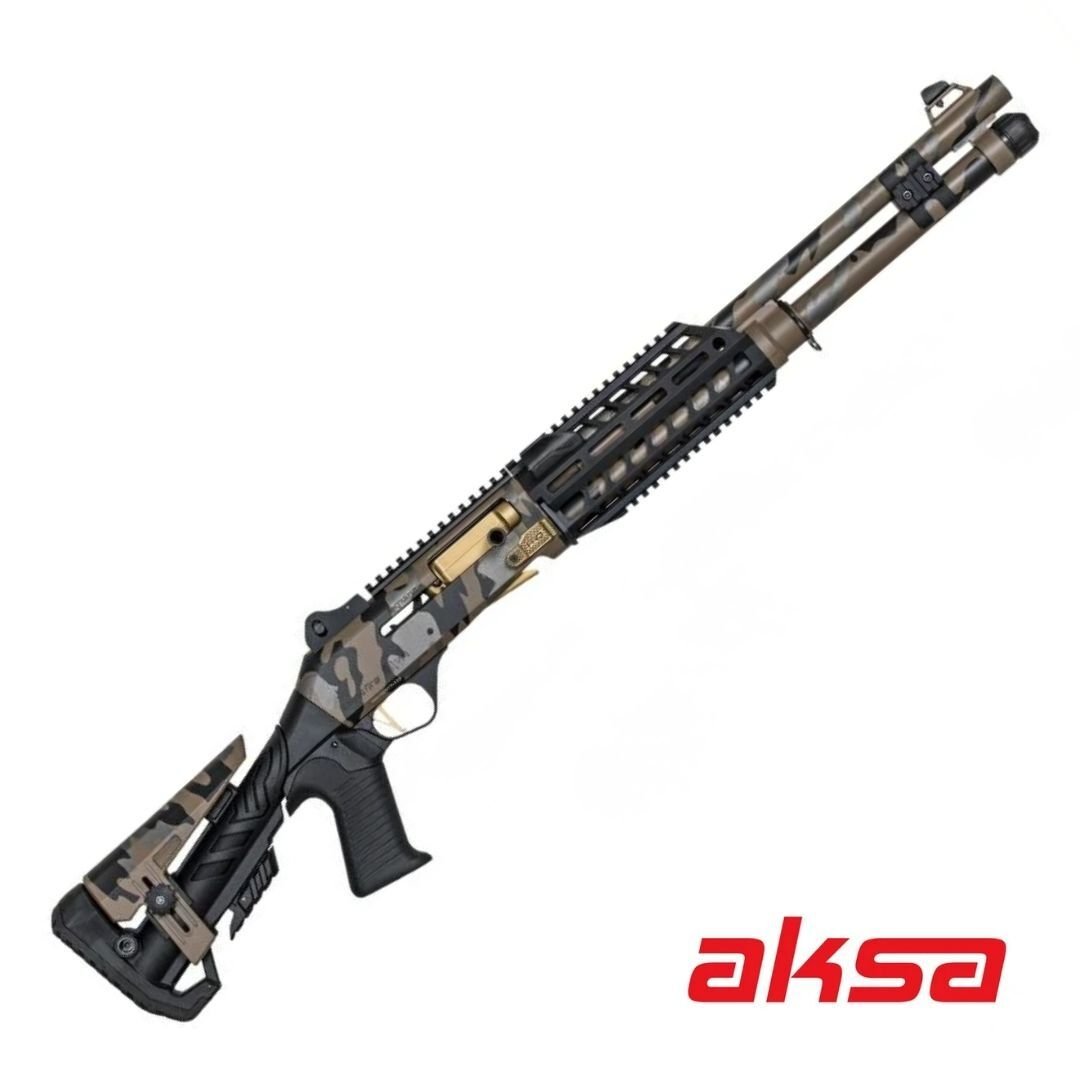 Aksa Crossfire S4 Extreme Pro Camo 2 Çöl Otomatik Av Tüfeği | Aksa