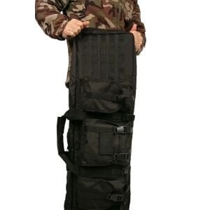 Tactical Point Çift Tüfek Taşıma Çantası Standart Siyah - 110 Cm