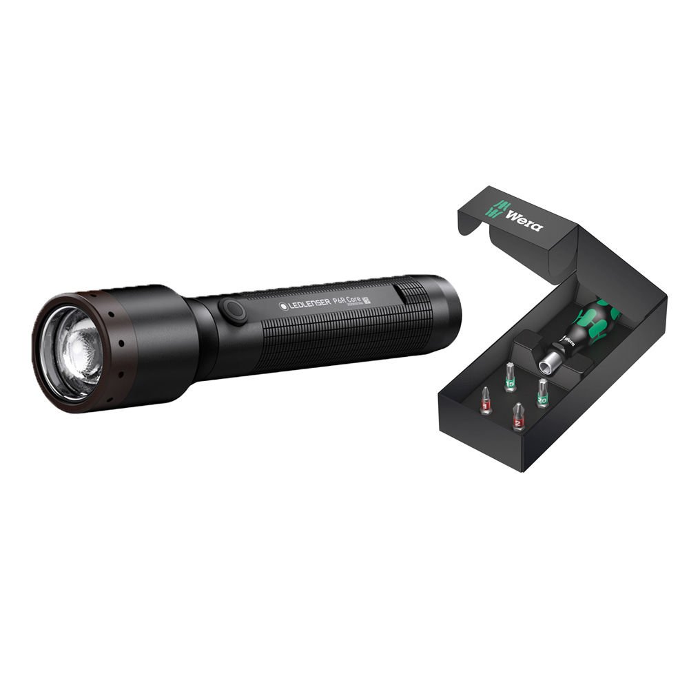 Ledlenser P6R Core Set / Wera Tornavida Seti Hediye