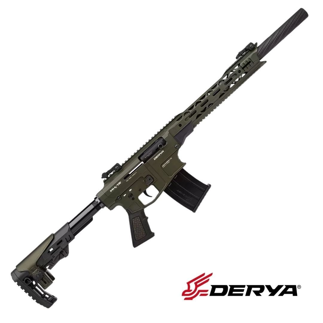 Derya MK-12 AS-103SF Yeşil Haki Şarjörlü Av Tüfeği