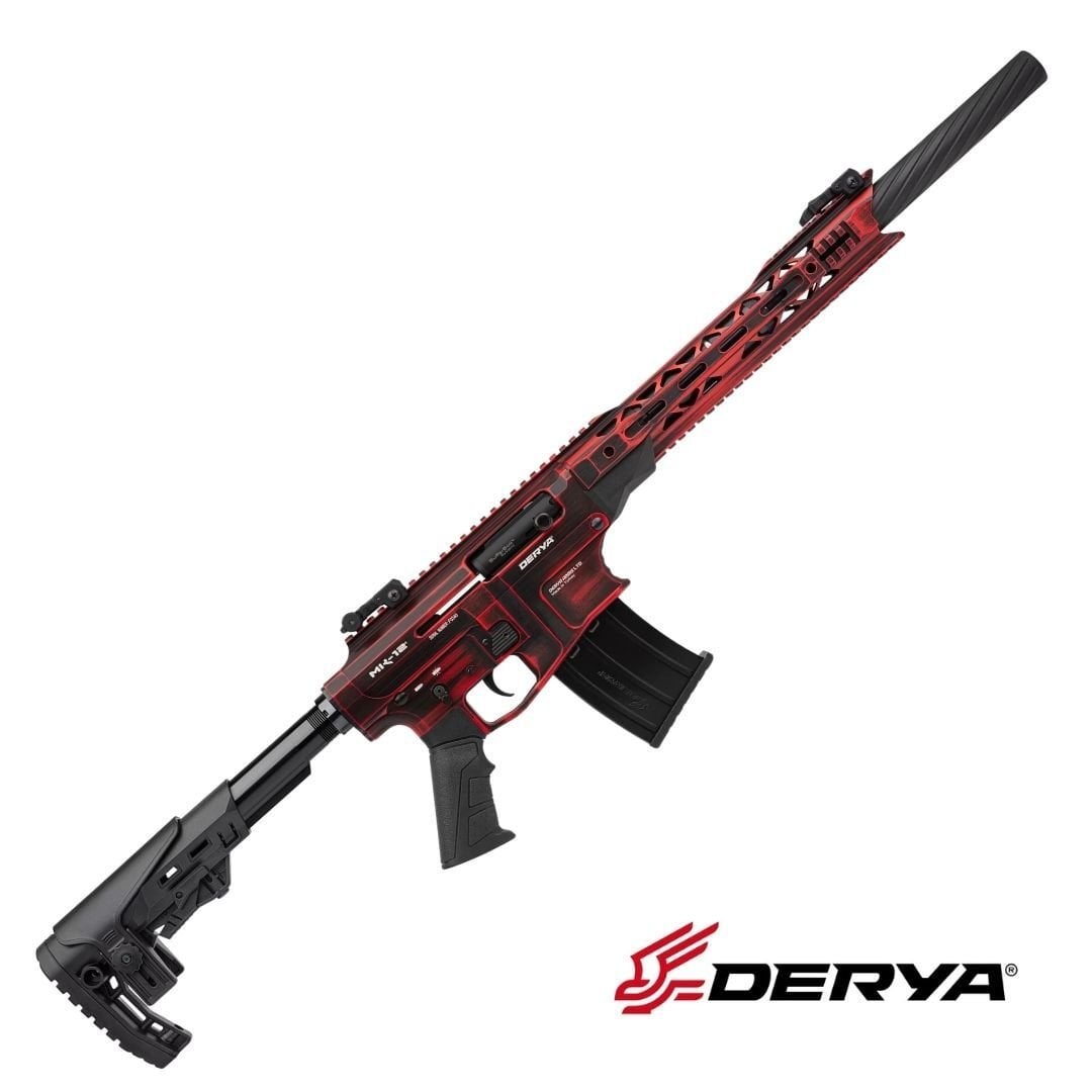 Derya MK-12 AS-104SE Kırmızı Eskitme Şarjörlü Av Tüfeği