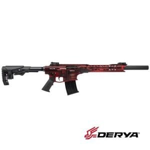 Derya MK-12 AS-104SE Kırmızı Eskitme Şarjörlü Av Tüfeği