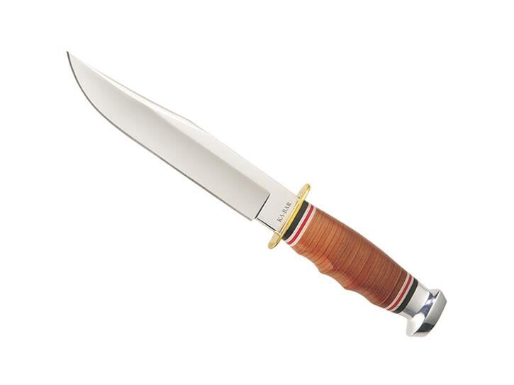 KA-BAR Bowie Deri Kabza Av Bıçağı
