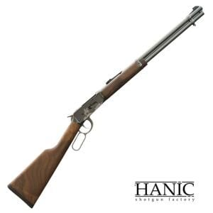 Haniç 36 Cal Lever Action Av Tüfeği – Çelik Kasa, Gümüş İşlemeli Gravür