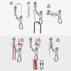 ROCA REUNIO 10MM BOLT- ZINCIR ISTASYON TEK KARABINA